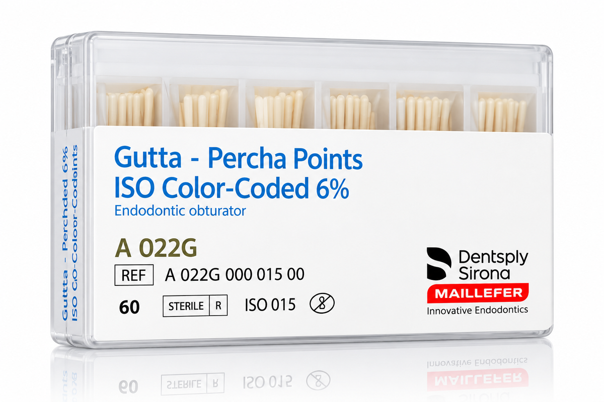 Dentsply Gutta Percha Points 6% Taper