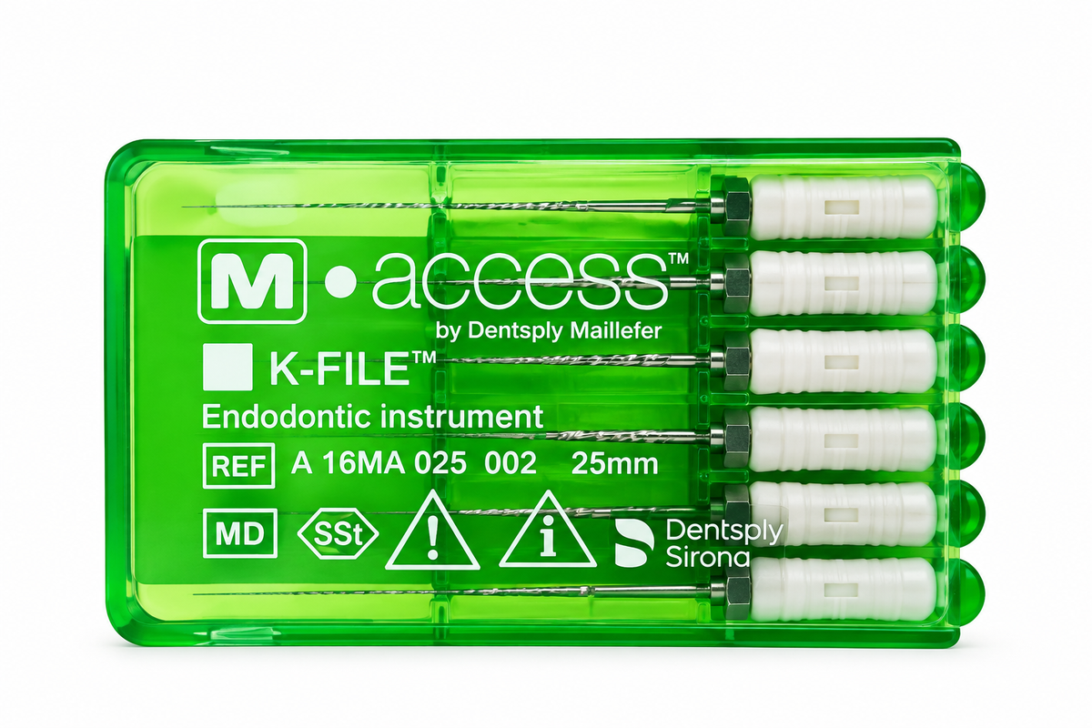 Dentsply M-Access K-Files 25mm (Hand Operated Files)