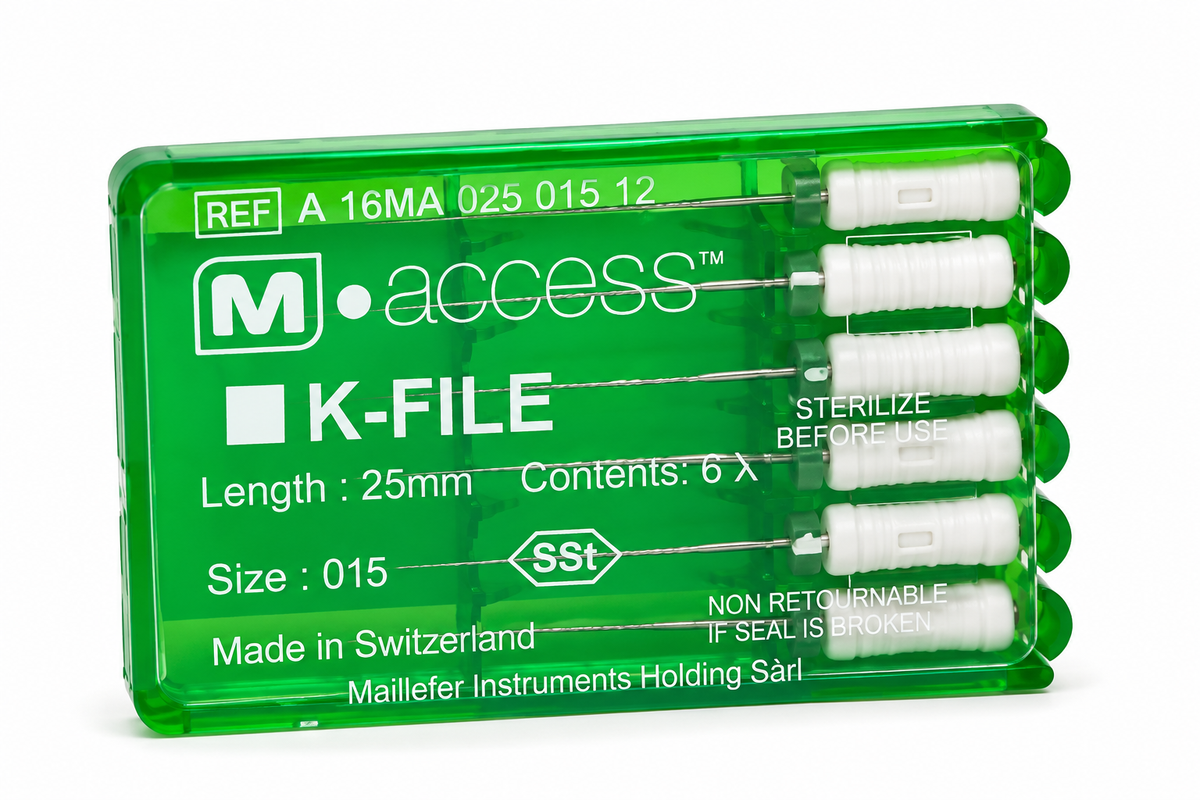 Dentsply M-Access K-Files 25mm (Hand Operated Files)