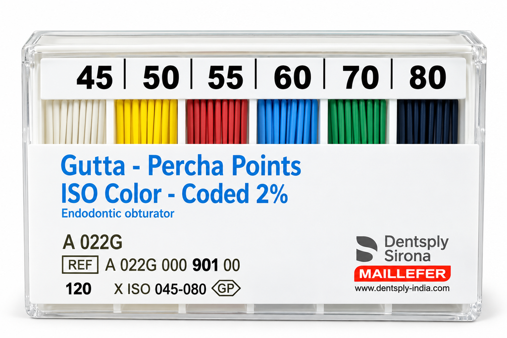 Dentsply Gutta Percha Points 2% Taper
