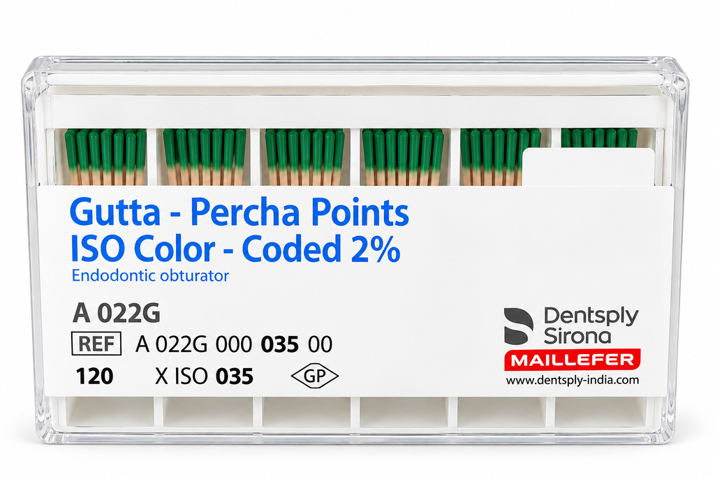 Dentsply Gutta Percha Points 2% Taper