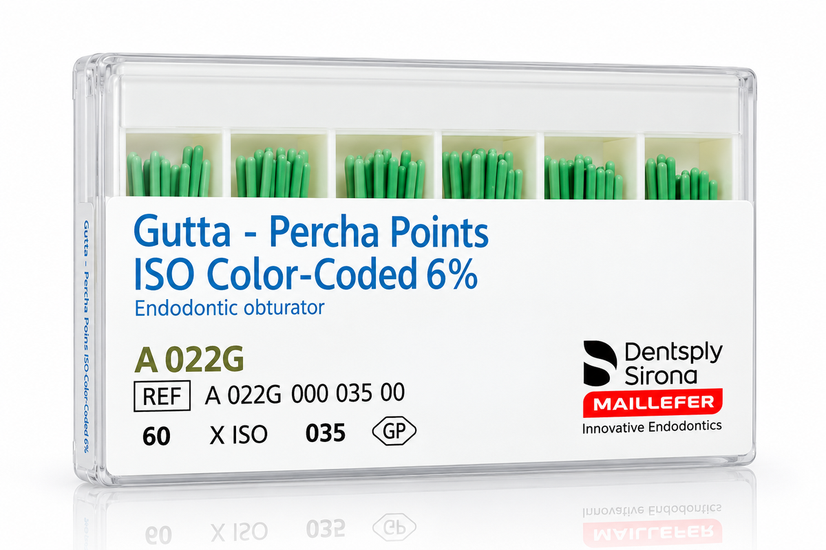 Dentsply Gutta Percha Points 6% Taper