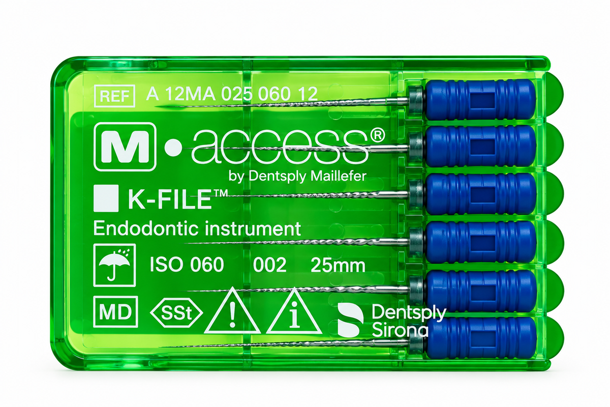 Dentsply M-Access K-Files 25mm (Hand Operated Files)