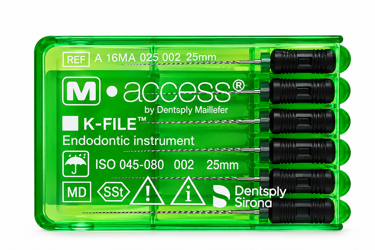 Dentsply M-Access K-Files 25mm (Hand Operated Files)