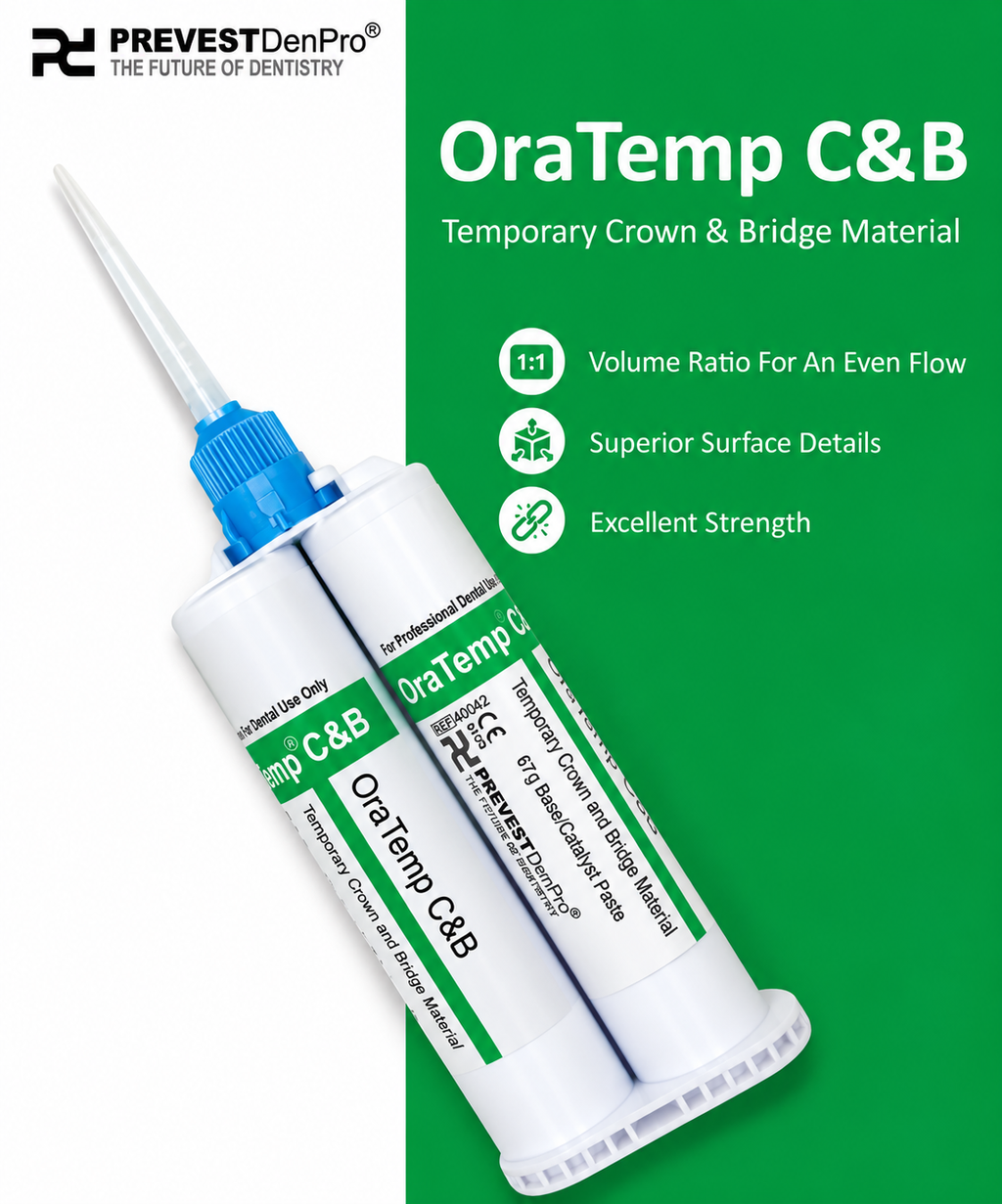 Prevest Denpro Oratemp C&B Provisional Crown & Bridge Material