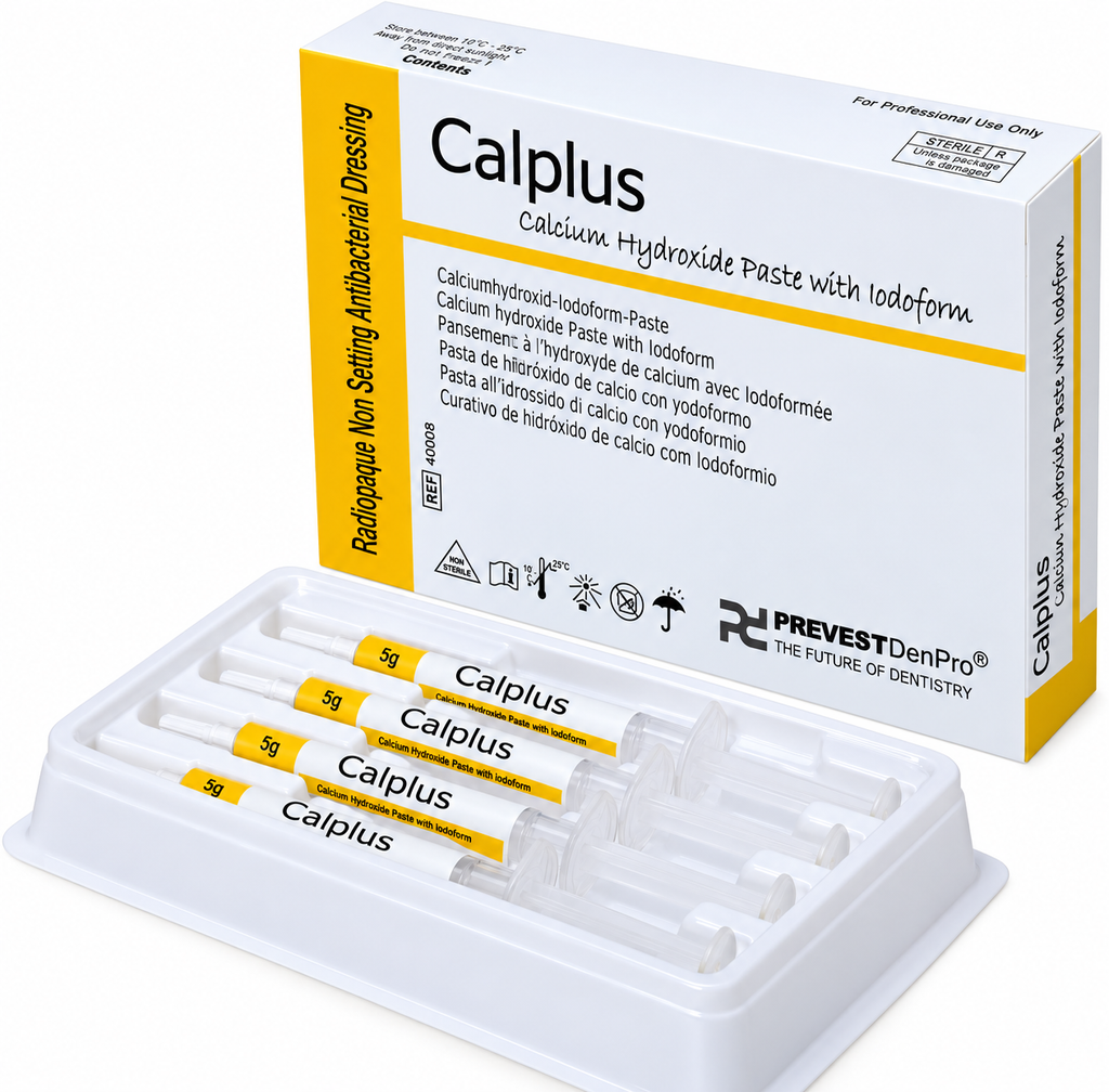 Prevest Calplus Calcium hydroxide paste with iodoform 4X2g