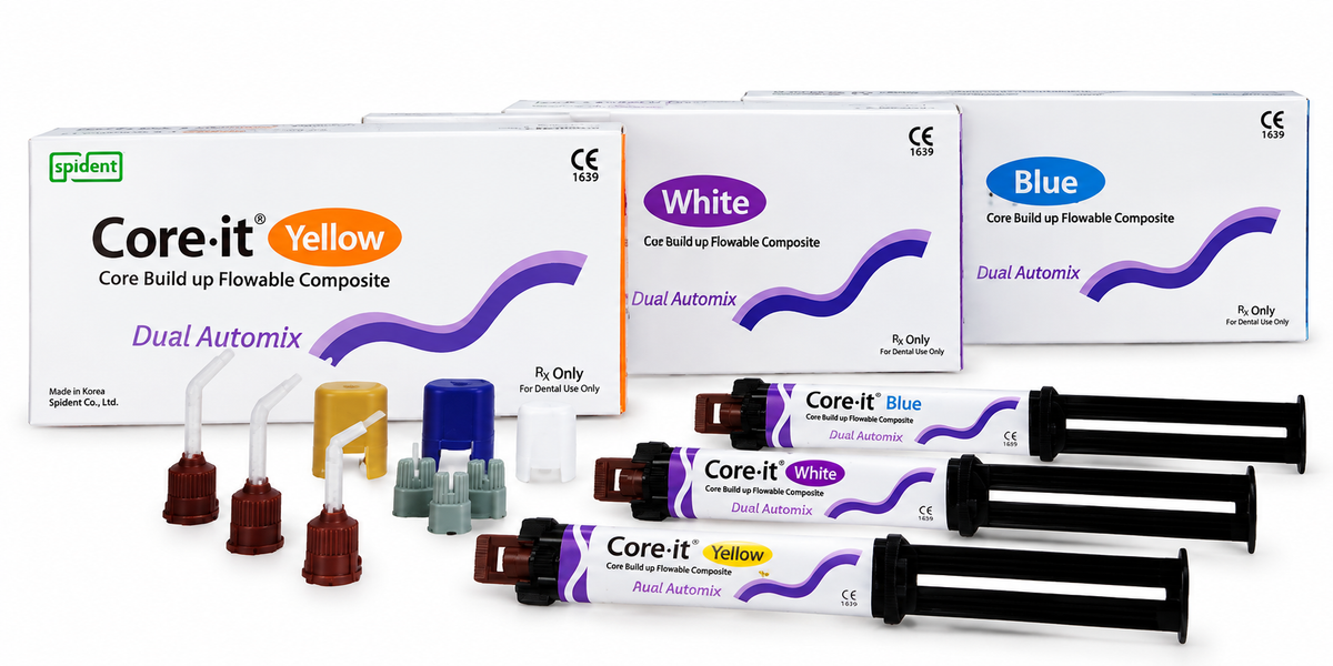 Spident Core It Dual-Cured Core Build-Up Resin Material