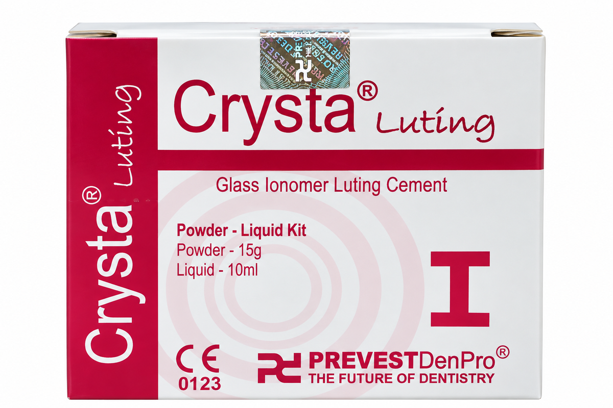 Prevest Crysta Luting 1 Glass lonomer Cement Kit (15 Gms Powder + 10 ml Liquid)