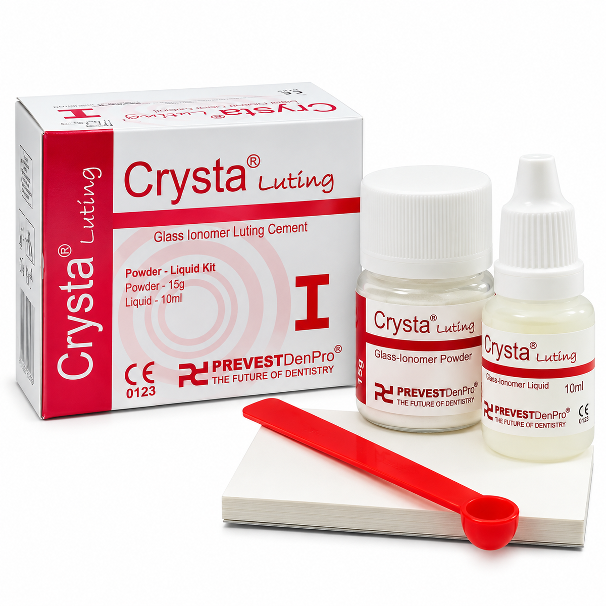 Prevest Crysta Luting 1 Glass lonomer Cement Kit (15 Gms Powder + 10 ml Liquid)