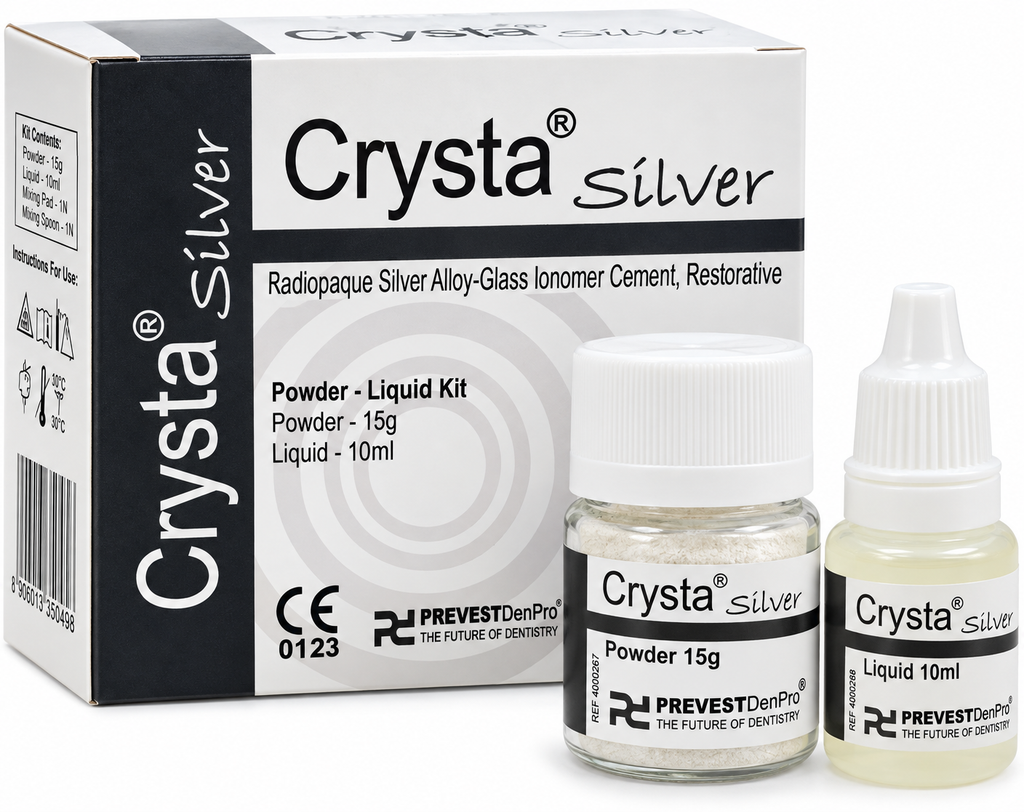Prevest Denpro Crysta Silver Glass Ionomer Cement