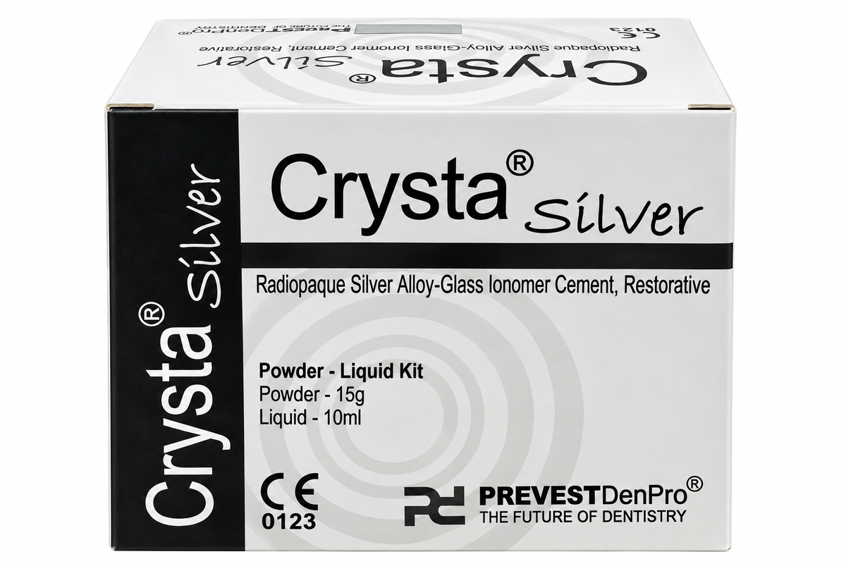 Prevest Denpro Crysta Silver Glass Ionomer Cement