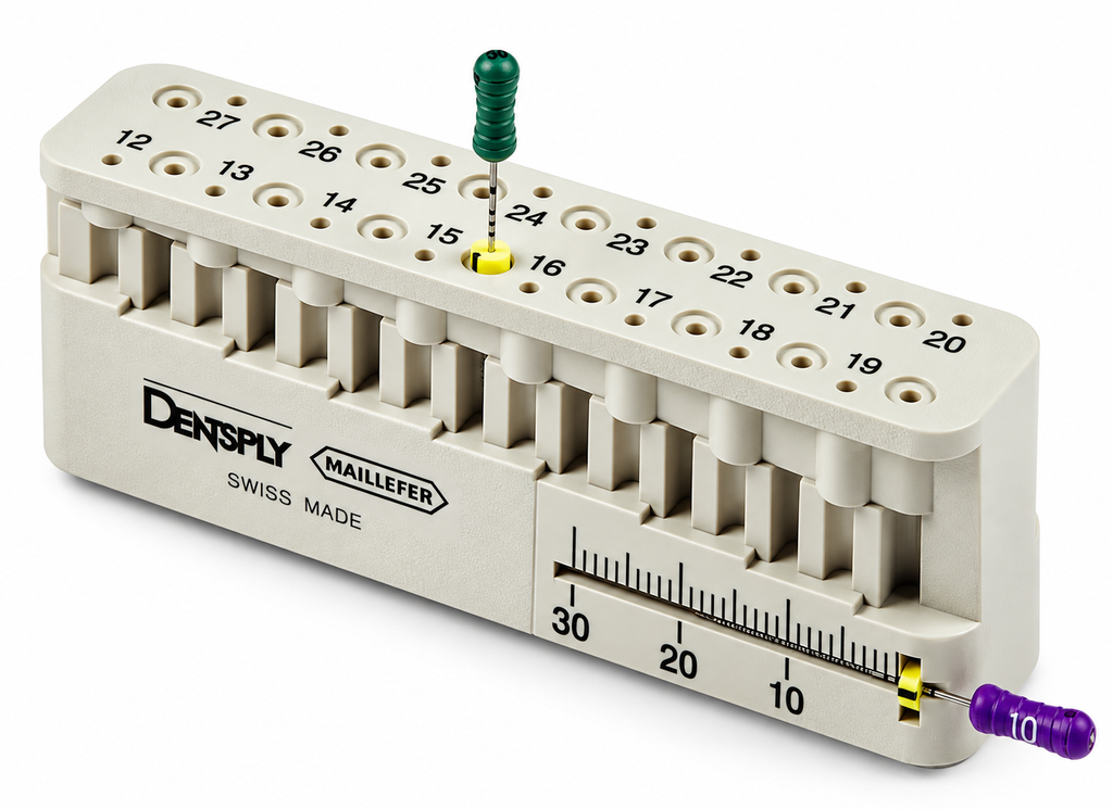 Dentsply Mini Endobloc Endo Measuring Instrument Block