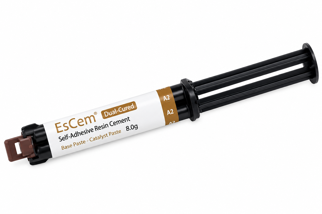 Spident EsCem Dual-Cured Self-Adhesive Resin Cement Syringes