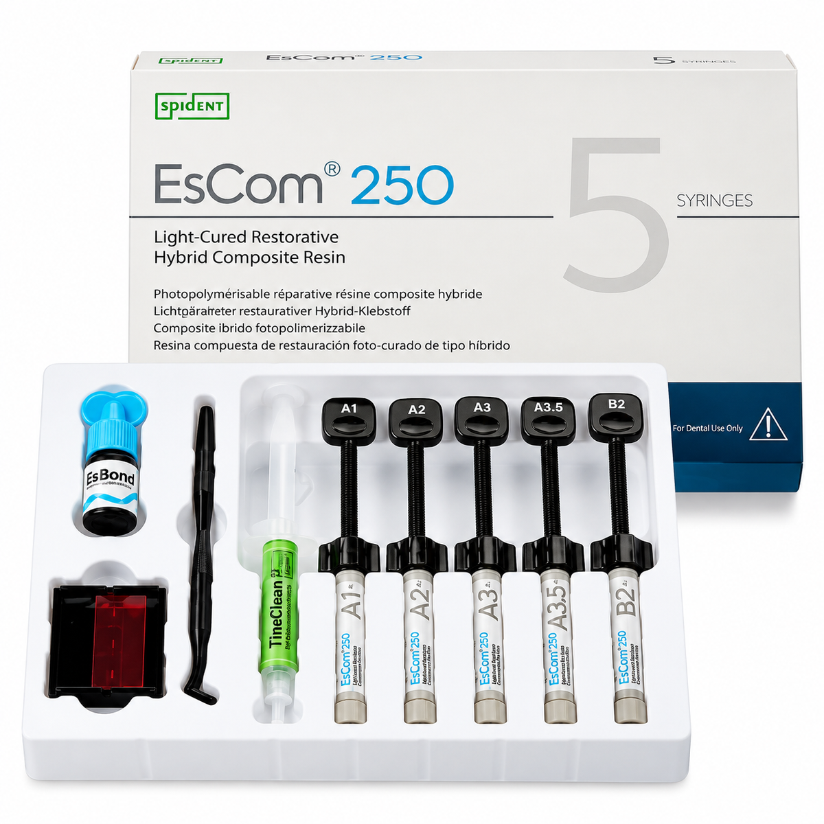 Spident EsCom250 NanoHybrid Composite System Kit