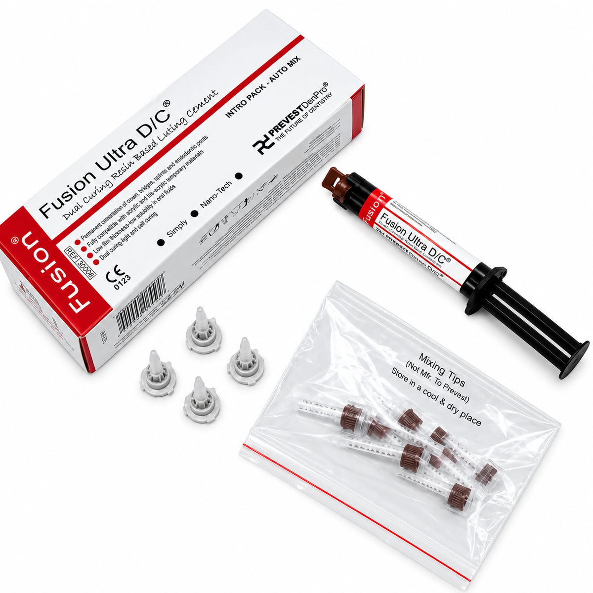 Prevest denpro Fusion Ultra D/C- Dual Curing Resin Based Luting Cement Intro Pack