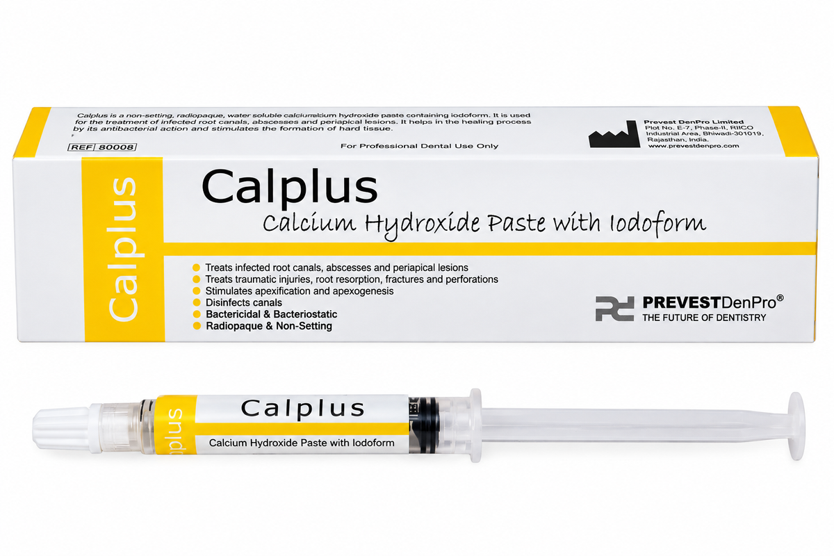 Prevest Calplus Calcium hydroxide paste with iodoform 4X2g