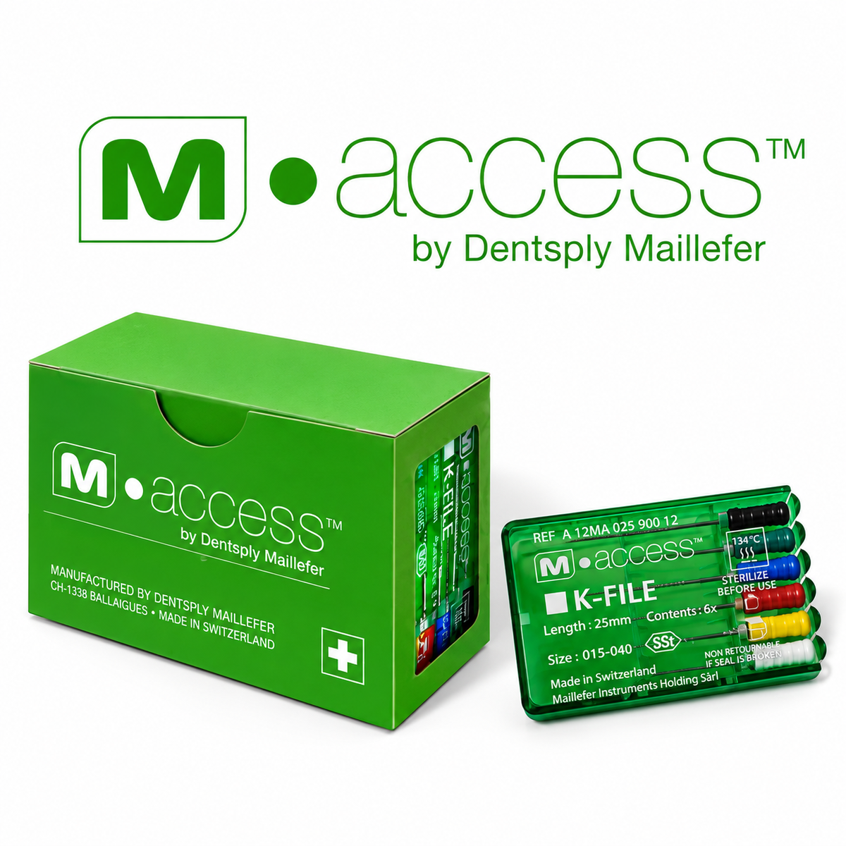 Dentsply M-Access K-Files 25mm (Hand Operated Files)