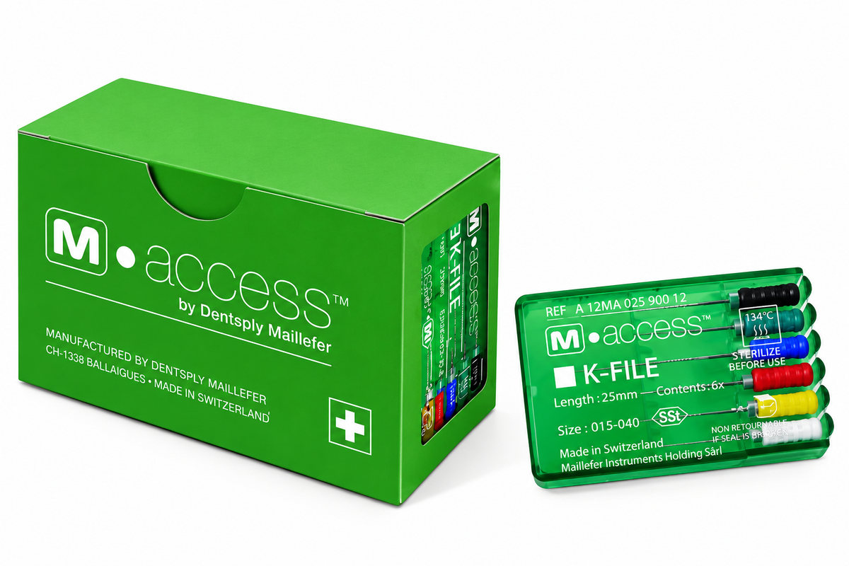 Dentsply M-Access K-Files 25mm (Hand Operated Files)