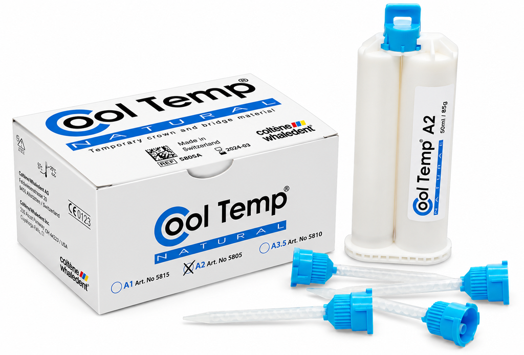 Coltene Whaledent Cooltemp Natural Temporary Crown and Bridge Material