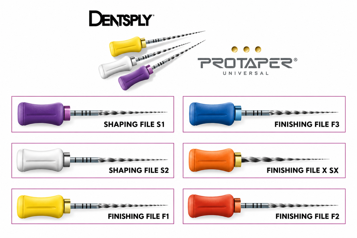 Dentsply Protaper Universal Hand Files 21mm
