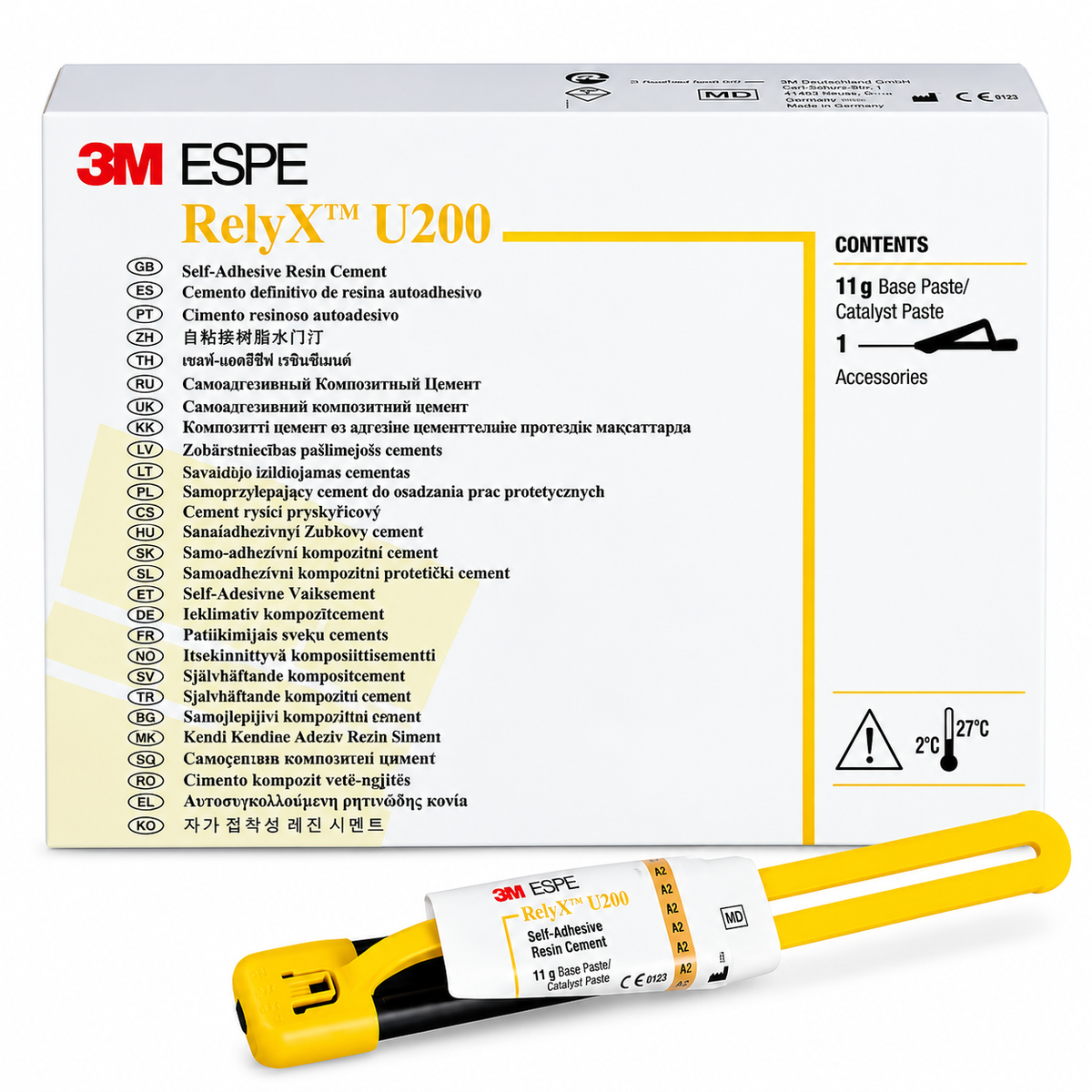 3m Espe Relyx U200 Self-Adhesive Resin Cement (A2)