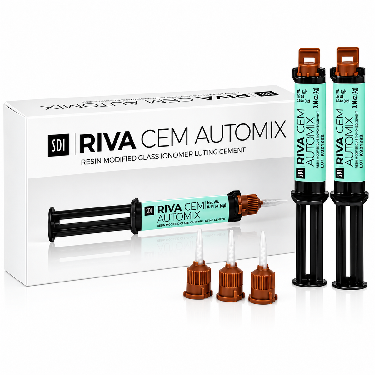 Sdi Dental Riva Cem Automix - Resin-Based Glass Ionomer Cement 2*4 g