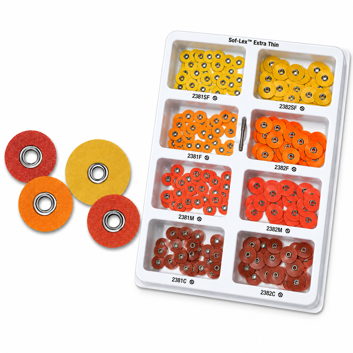 3M ESPE Sof-Lex Extra Thin Contouring and Polishing Kit Ref 2380
