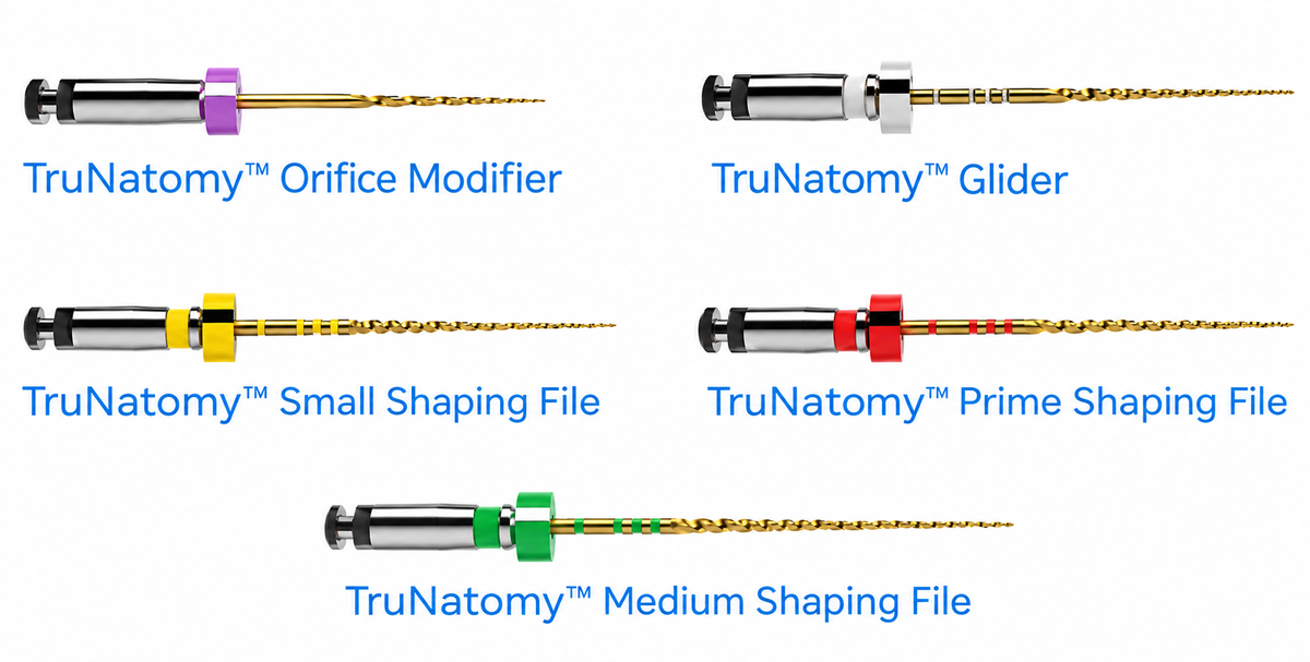 Dentsply Trunatomy Files -Assorted (Pack of 5) rotary files