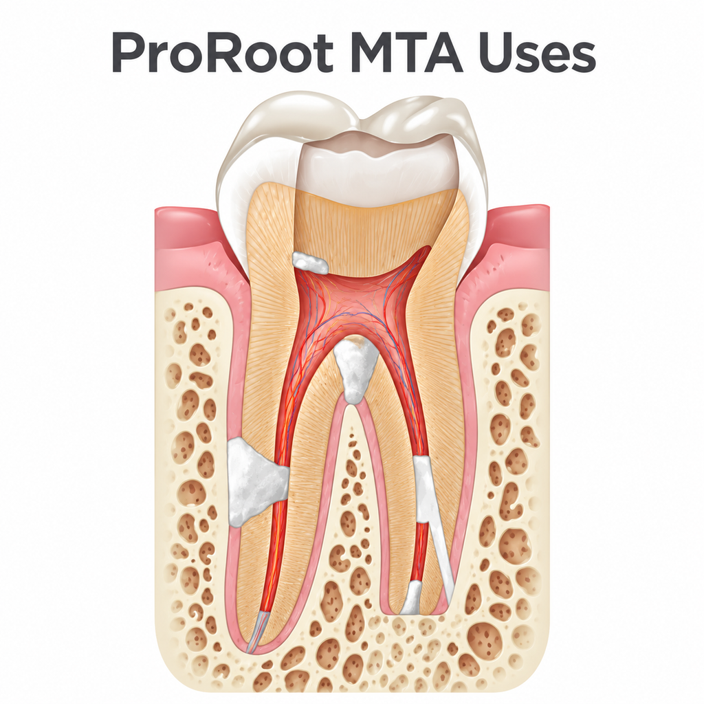 Dentsply Proroot MTA 0.5 Gm Tooth colored root canal repair material