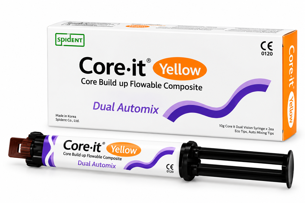 Spident Core It Dual-Cured Core Build-Up Resin Material