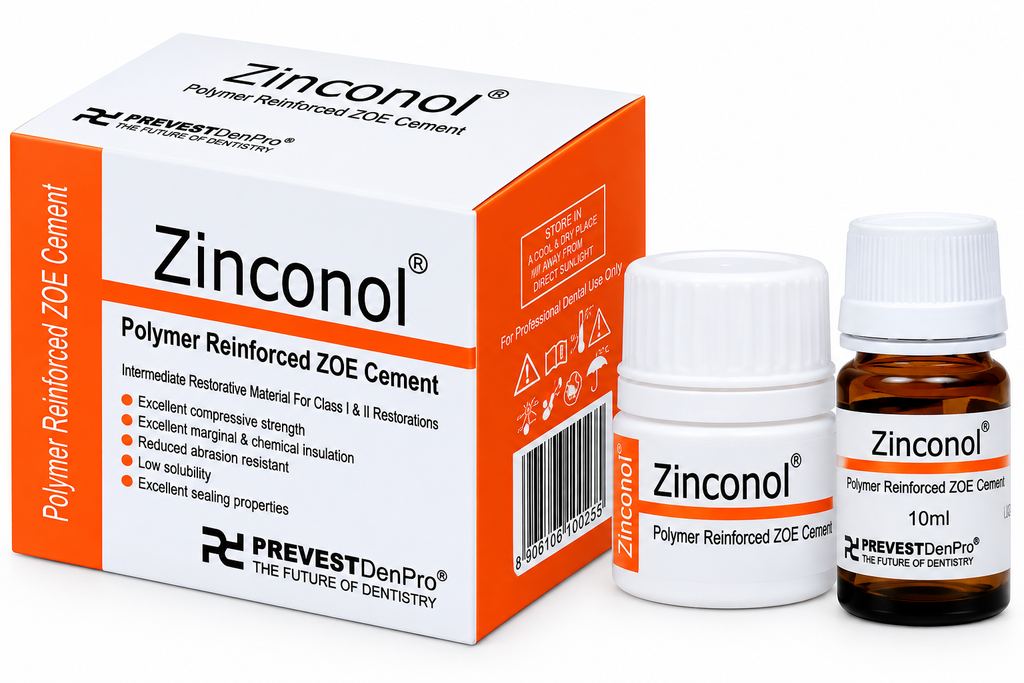 Prevest Denpro Zinconol Polymer Reinforced ZOE Cement