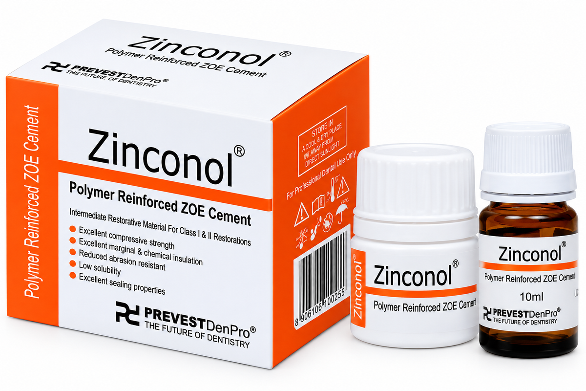 Prevest Denpro Zinconol Polymer Reinforced ZOE Cement
